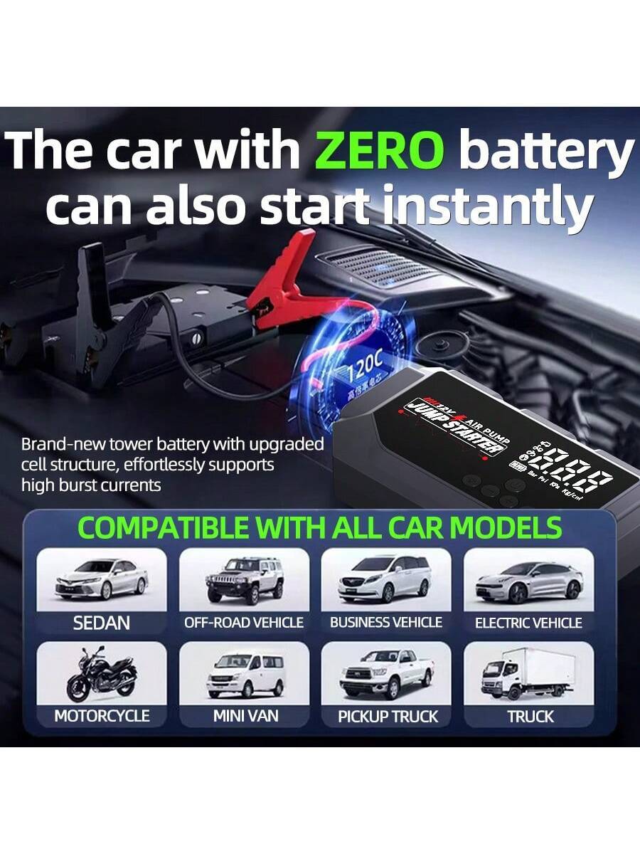 12V 8000A Portable Smart Jump  - Outdoor Powerbank reseña y precio