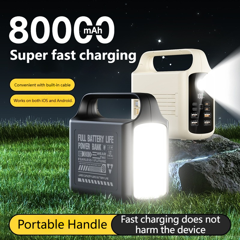200000mAh Large Capacity Porta - Outdoor Power Adapter Usb C reseña y precio