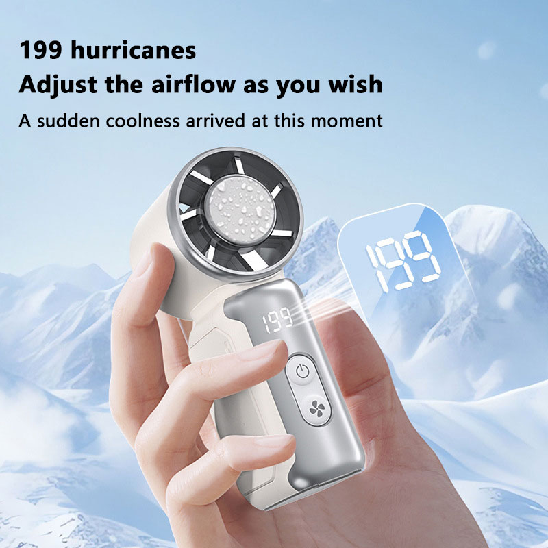 Mini Handheld Fan Portable Sil - Outdoor Power Fan reseña y precio