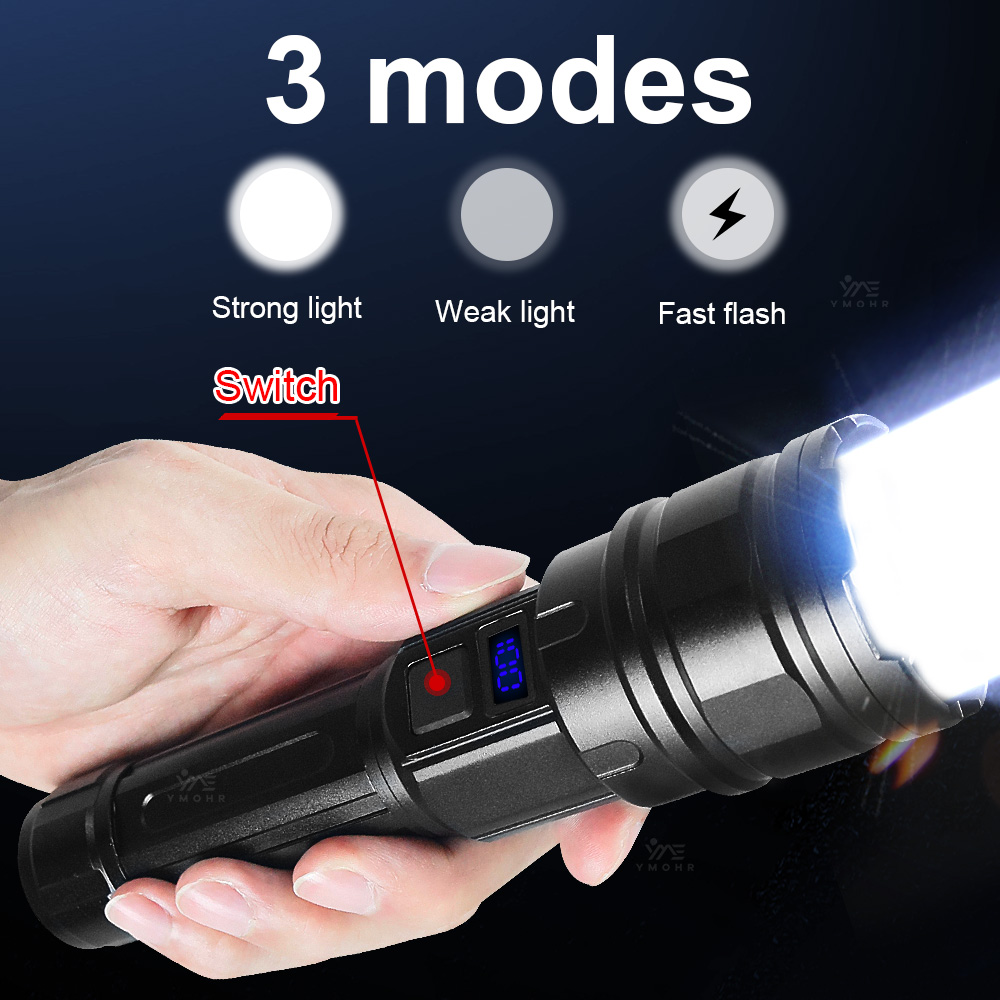 White Laser High Power Flashli - Outdoor Powerbank reseña y precio