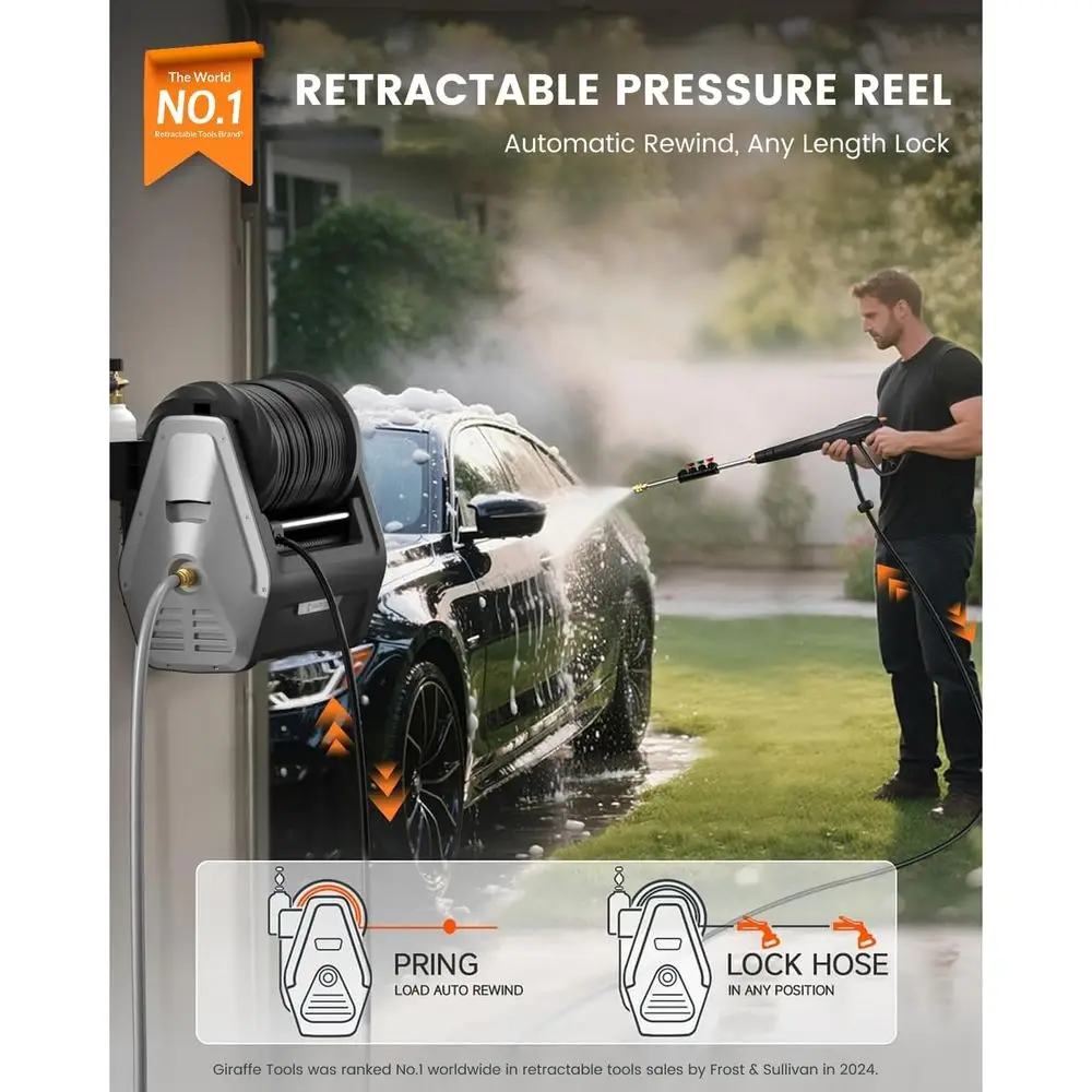 Wall Mounted Pressure Washer E - Pressure Washer Electric reseña y precio