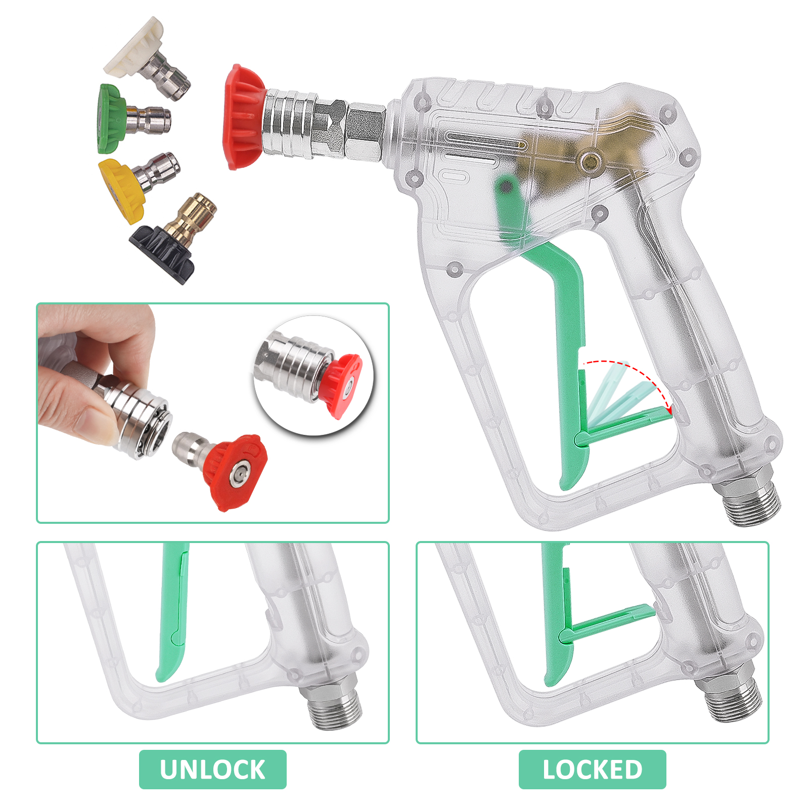 Pressure Washer Gun Kit - Conv - Pressure Washer Electric reseña y precio