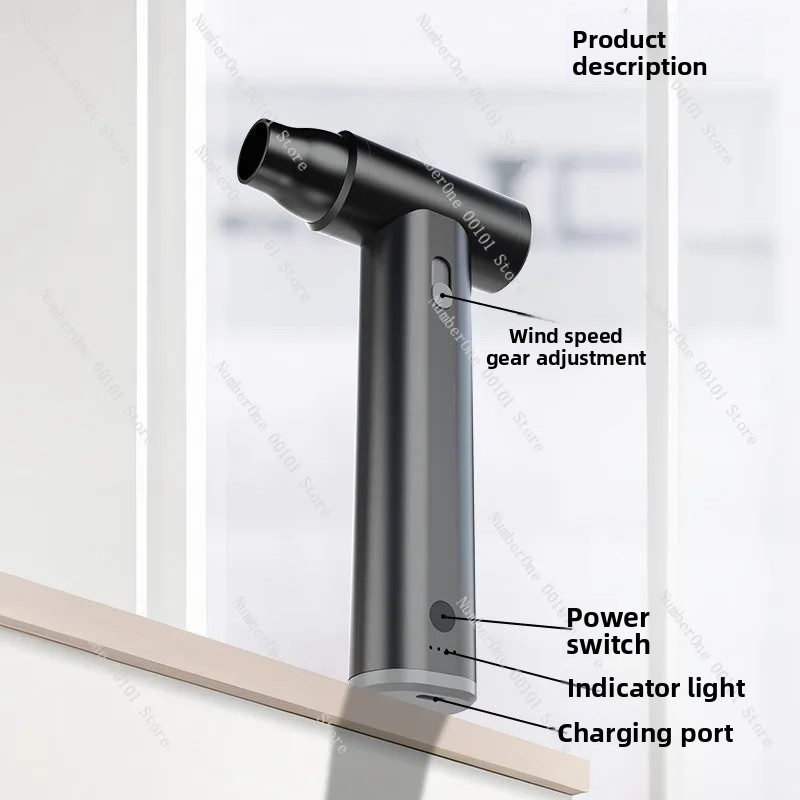 Portable Turbo Jet Fan High Po - Outdoor Power Fan reseña y precio