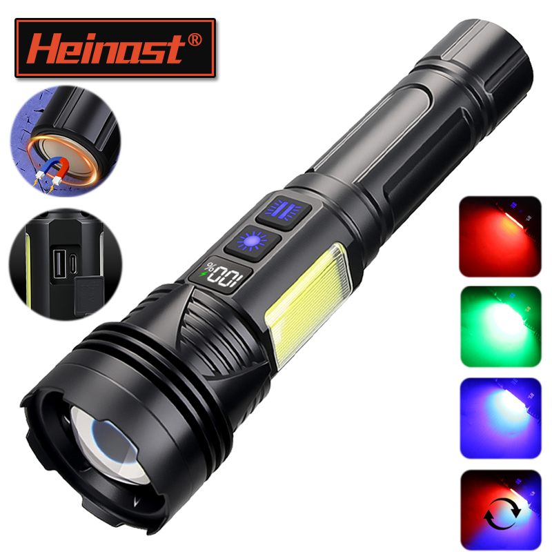 Powerful LED Handheld Flashlig - Outdoor Powerbank reseña y precio
