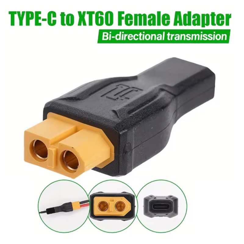 USB C Type C To XT60 Female Ad - Outdoor Power Adapter Usb C reseña y precio